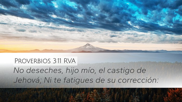 Proverbios 3:11 RVA Bible Verse Image