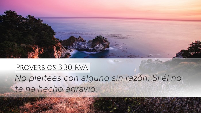 Proverbios 3:30 RVA Bible Verse Image