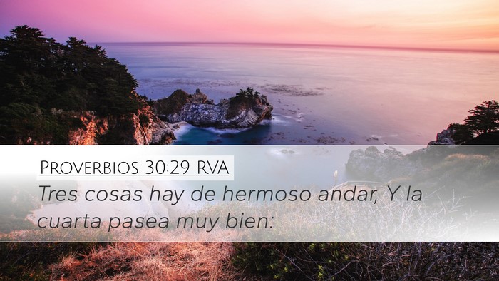 Proverbios 30:29 RVA Bible Verse Image