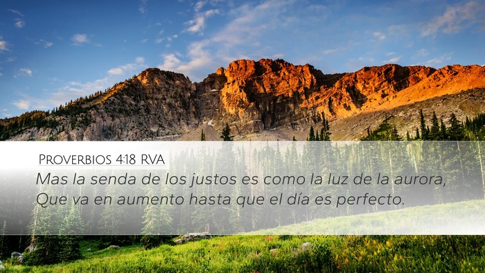 Proverbios 4:18 RVA Bible Verse Image