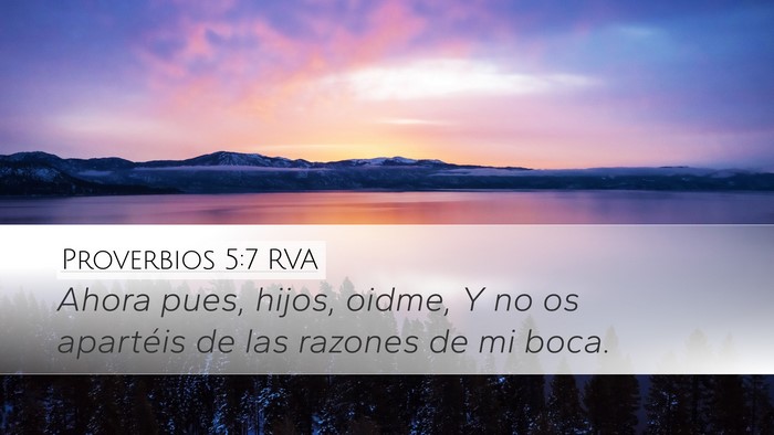 Proverbios 5:7 RVA Bible Verse Image