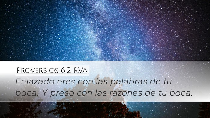 Proverbios 6:2 RVA Bible Verse Image
