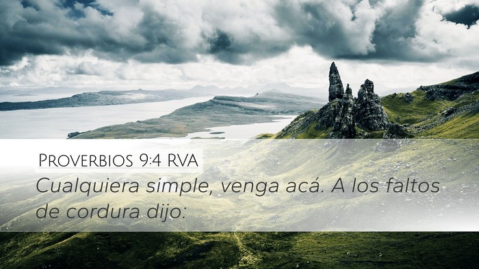 Proverbios 9:4 RVA Bible Verse Image