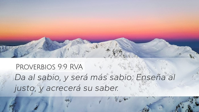 Proverbios 9:9 RVA Bible Verse Image