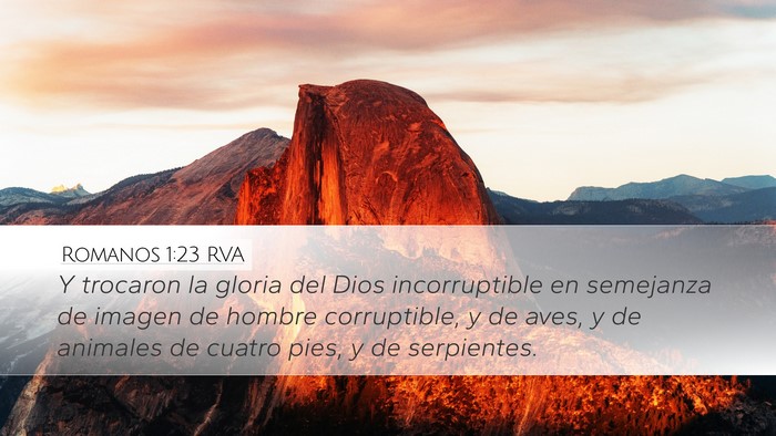 Romanos 1:23 RVA Bible Verse Image