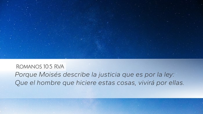 Romanos 10:5 RVA Bible Verse Image