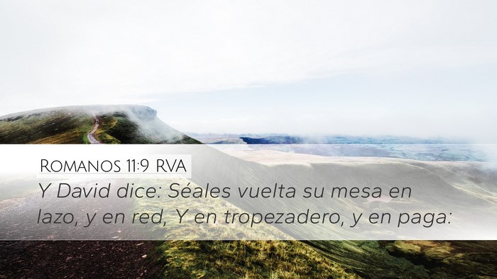 Romanos 11:9 RVA Bible Verse Image