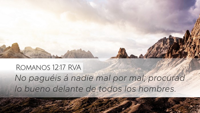 Romanos 12:17 RVA Bible Verse Image