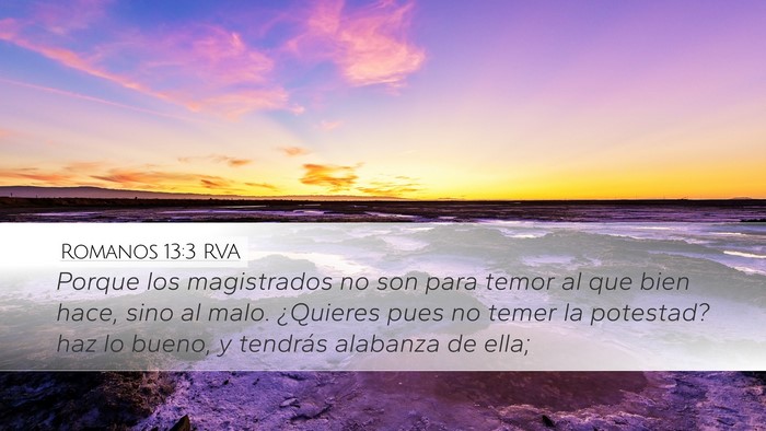 Romanos 13:3 RVA Bible Verse Image