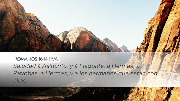 Romanos 16:14 RVA Bible Verse Image
