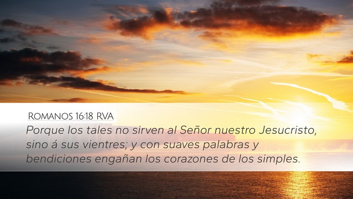 Romanos 16:18 RVA Bible Verse Image
