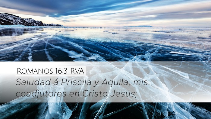 Romanos 16:3 RVA Bible Verse Image