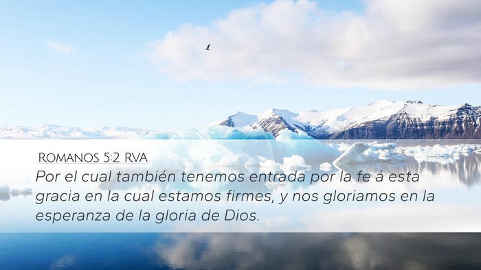 Romanos 5:2 RVA Bible Verse Image