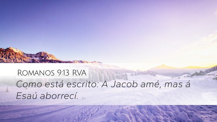 Romanos 9:13 RVA Bible Verse Image