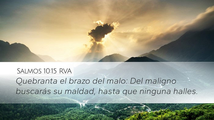 Salmos 10:15 RVA Bible Verse Image