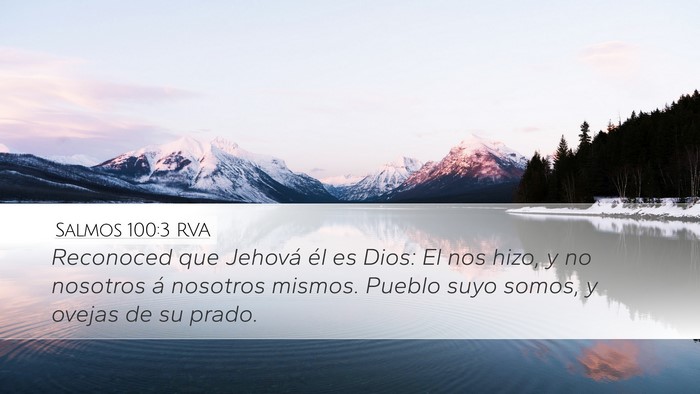 Salmos 100:3 RVA Bible Verse Image
