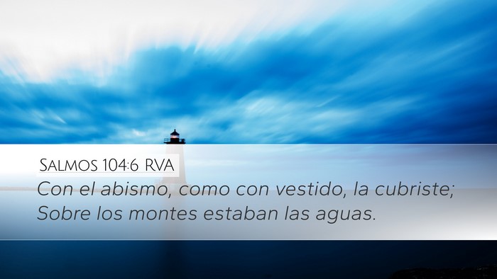 Salmos 104:6 RVA Bible Verse Image