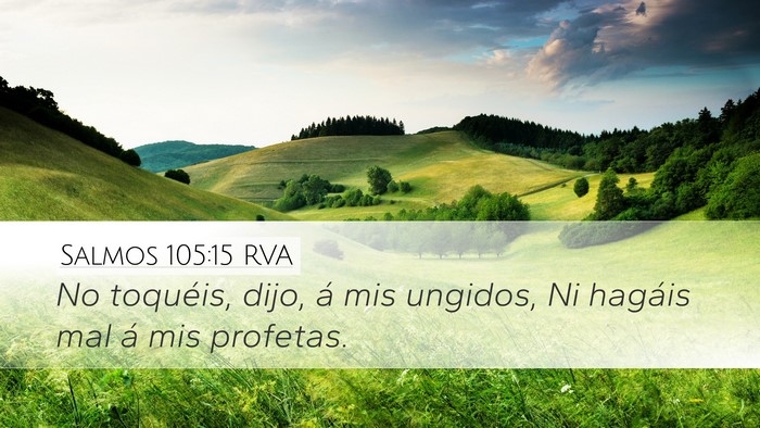 Salmos 105:15 RVA Bible Verse Image