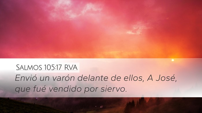 Salmos 105:17 RVA Bible Verse Image