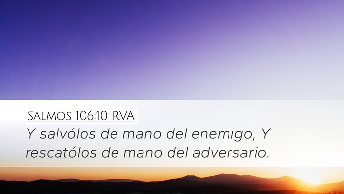 Salmos 106:10 RVA Bible Verse Image