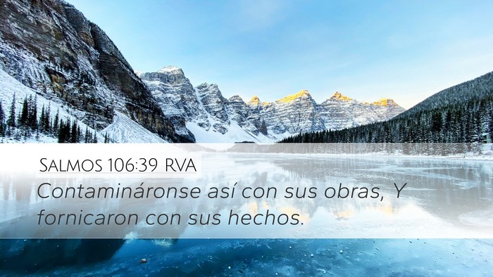 Salmos 106:39 RVA Bible Verse Image