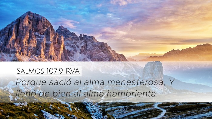 Salmos 107:9 RVA Bible Verse Image
