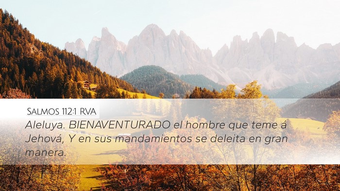 Salmos 112:1 RVA Bible Verse Image