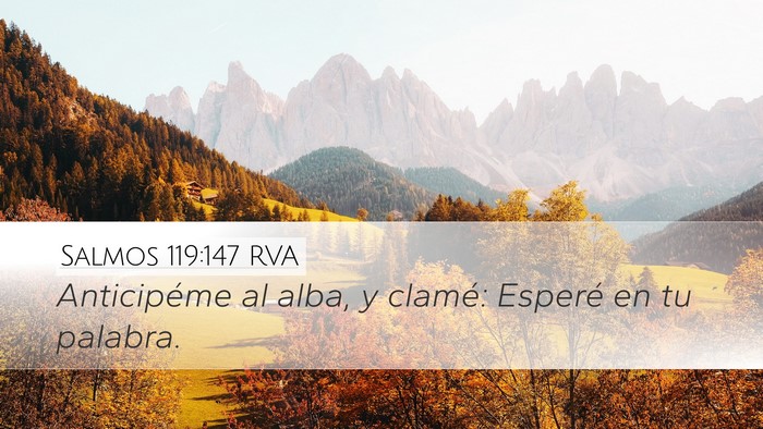 Salmos 119:147 RVA Bible Verse Image