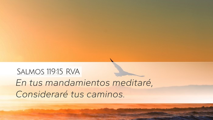 Salmos 119:15 RVA Bible Verse Image