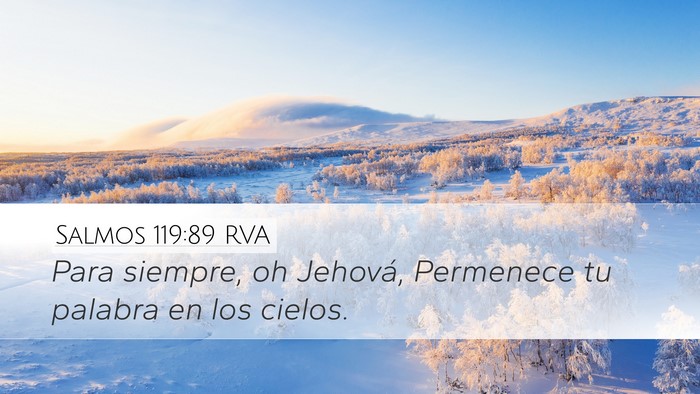 Salmos 119:89 RVA Bible Verse Image