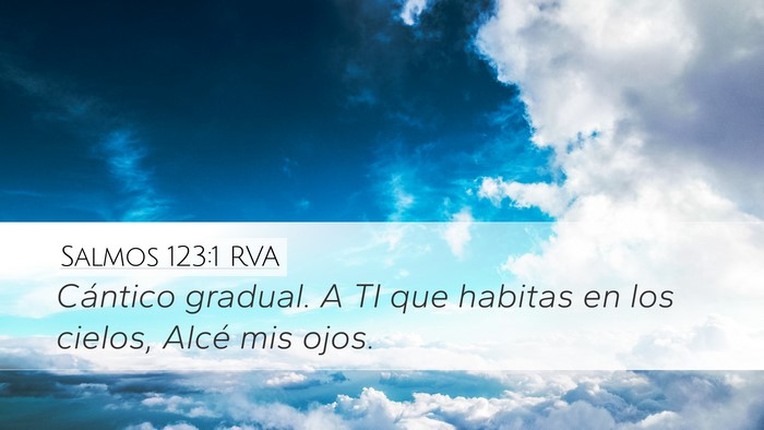 Salmos 123:1 RVA Bible Verse Image
