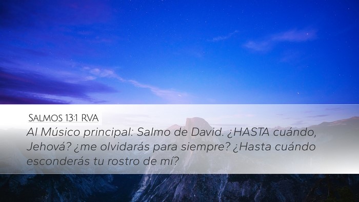 Salmos 13:1 RVA Bible Verse Image