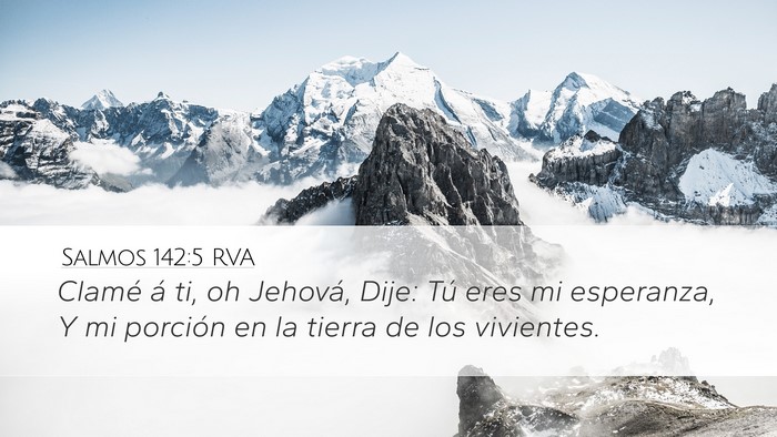 Salmos 142:5 RVA Bible Verse Image