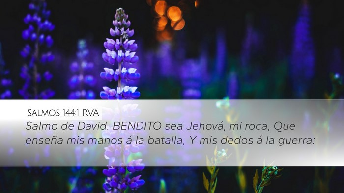 Salmos 144:1 RVA Bible Verse Image