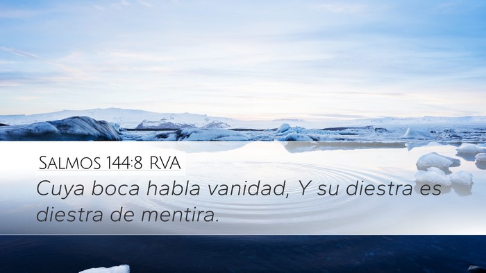 Salmos 144:8 RVA Bible Verse Image
