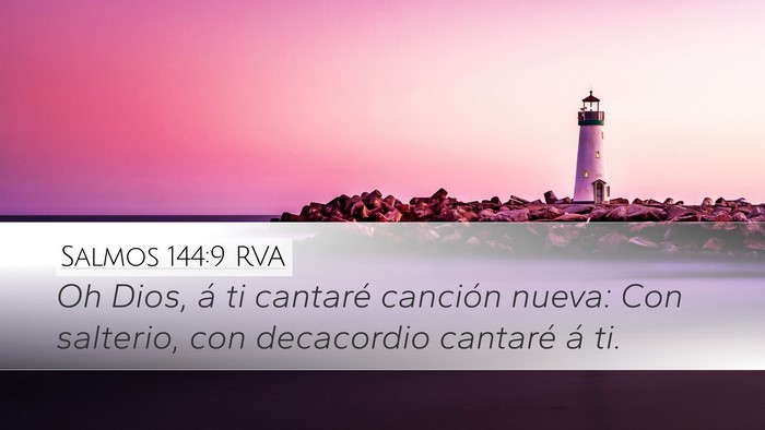 Salmos 144:9 RVA Bible Verse Image