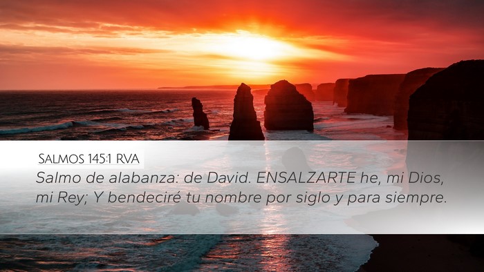 Salmos 145:1 RVA Bible Verse Image