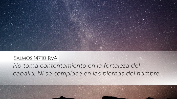 Salmos 147:10 RVA Bible Verse Image