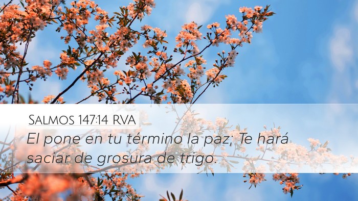 Salmos 147:14 RVA Bible Verse Image