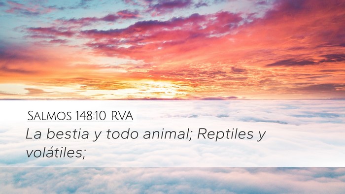 Salmos 148:10 RVA Bible Verse Image