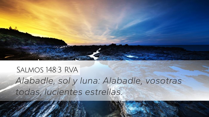 Salmos 148:3 RVA Bible Verse Image