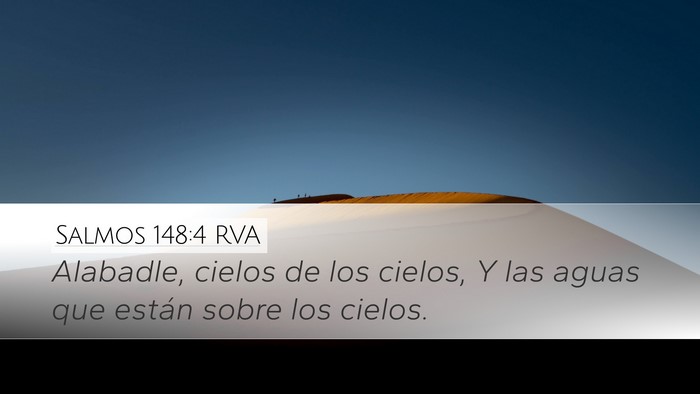 Salmos 148:4 RVA Bible Verse Image