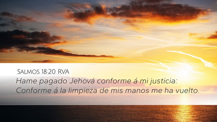 Salmos 18:20 RVA Bible Verse Image
