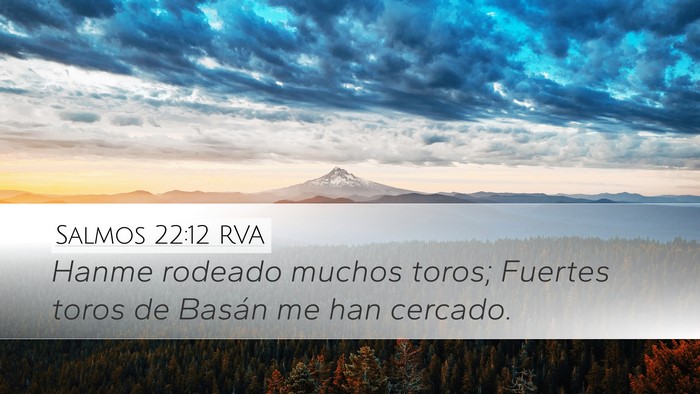 Salmos 22:12 RVA Bible Verse Image