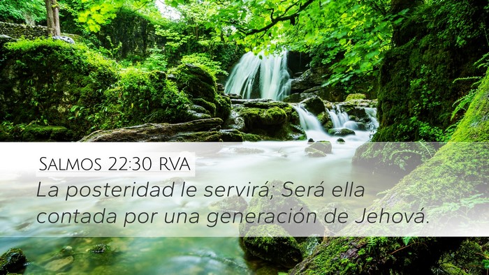 Salmos 22:30 RVA Bible Verse Image