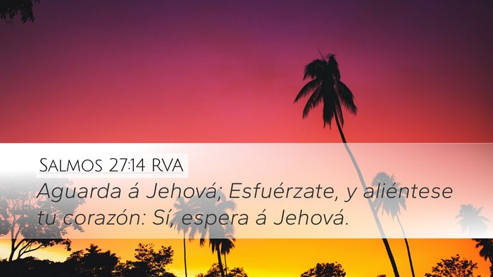 Salmos 27:14 RVA Bible Verse Image
