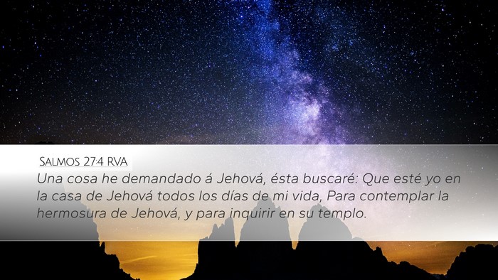 Salmos 27:4 RVA Bible Verse Image