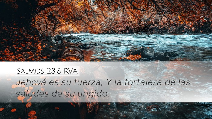 Salmos 28:8 RVA Bible Verse Image