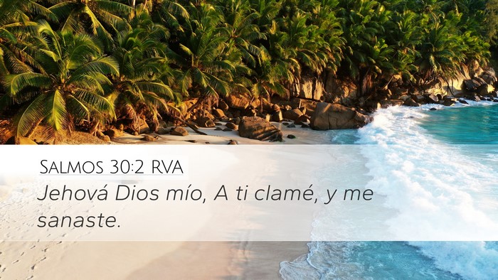 Salmos 30:2 RVA Bible Verse Image