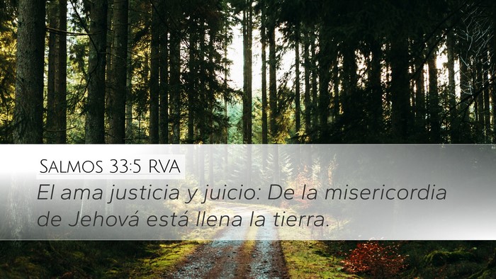 Salmos 33:5 RVA Bible Verse Image